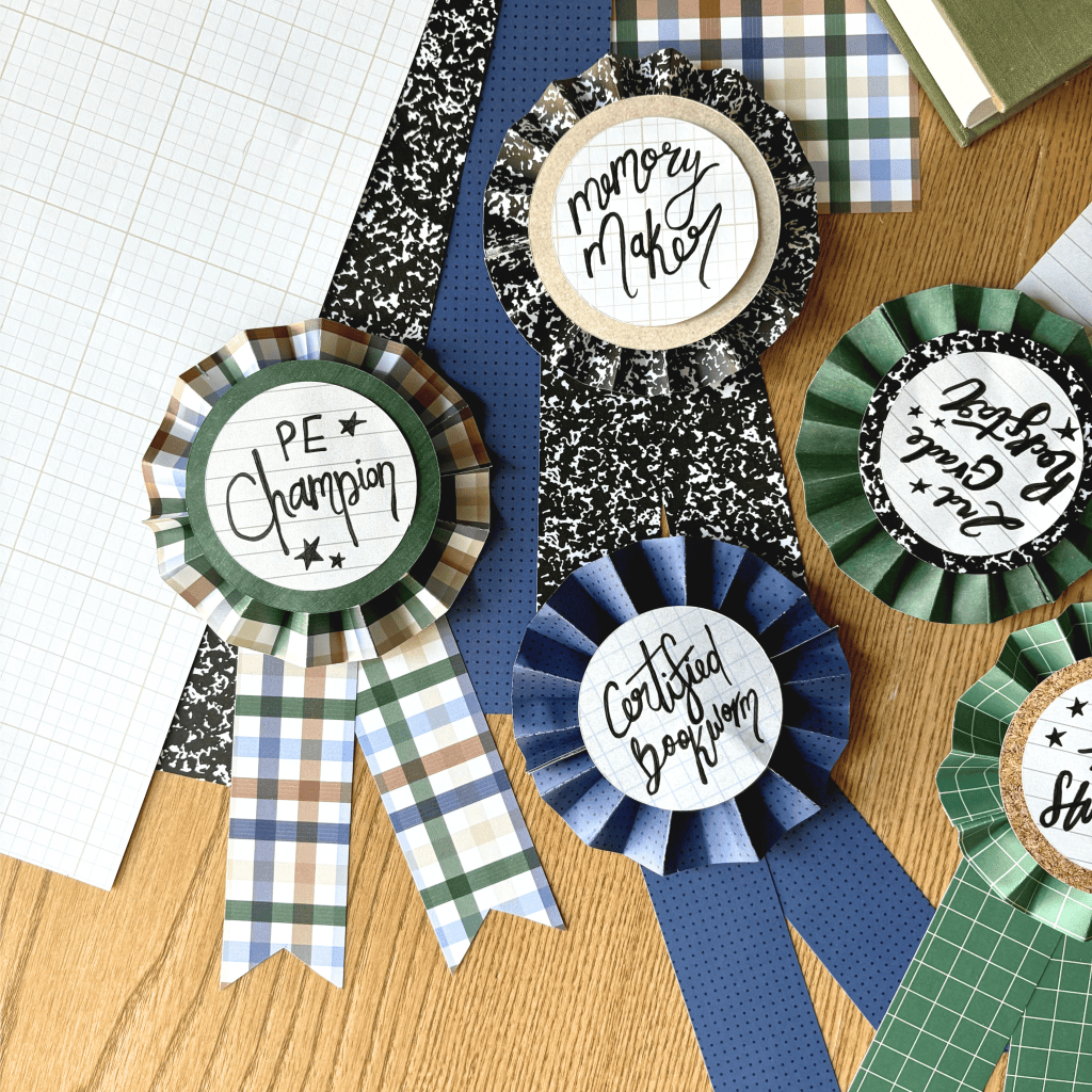 Make Your Own Paper Awards with the School Years Collection
